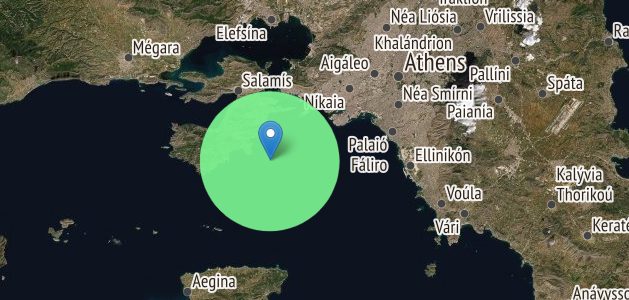 Σεισμός 2,8 Ρίχτερ 10,4χλμ Νοτιοανατολικά από Σαλαμίνα