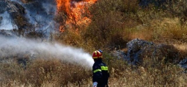 Άμεση επέμβαση της Πυροσβεστικής και του Δήμου Σαλαμίνας