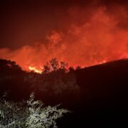 Ολονύχτια μάχη με τις φλόγες έδωσε όλος ο μηχανισμός Πολιτικής Προστασίας της Περιφέρειας Αττικής σε Κερατέα και Βίλια