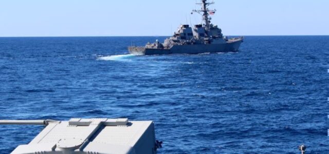 Συνεκπαίδευση φρεγάτας «Θεμιστοκλής» του Πολεμικού Ναυτικού με αντιτορπιλικό «USS Porter» των ΗΠΑ
