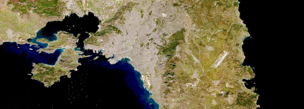 Μια εντυπωσιακή δορυφορική φωτογραφία της Αθήνας από ύψος 786 χιλιομέτρων