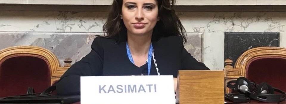 Νίνα Κασιμάτη, Αντιπρόεδρος με αρμοδιότητα τον Ευρωπαϊκό Κοινωνικό Χάρτη στην Επιτροπή Κοινωνικών Υποθέσεων της Κοινοβουλευτικής Συνέλευσης του Συμβουλίου της Ευρώπης στο Στρασβούργο
