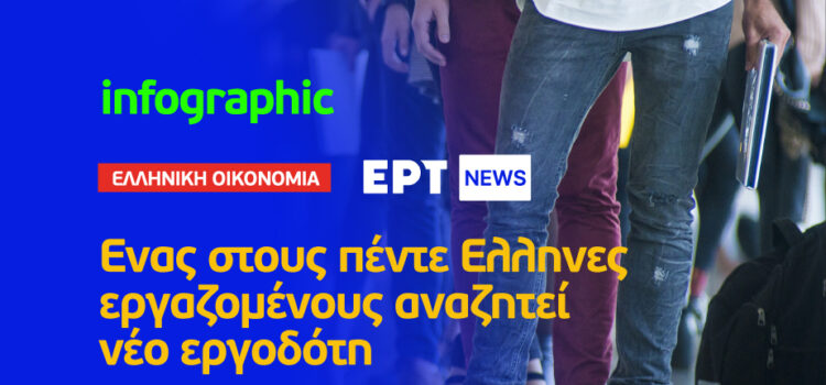 Ένας στους πέντε Έλληνες εργαζόμενους αναζητεί νέο εργοδότη