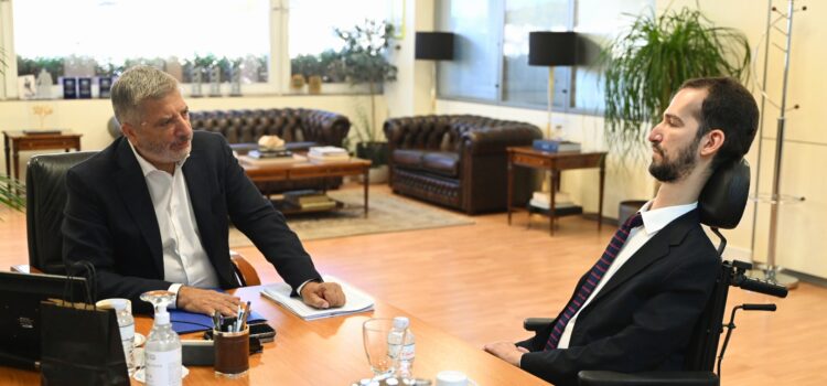 Συνάντηση του Περιφερειάρχη Αττικής Γ. Πατούλη με τον Ευρωβουλευτή της ΝΔ Σ. Κυμπουρόπουλο
