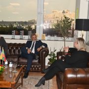 Τουρισμός και επιχειρηματικότητα στο επίκεντρο της συνάντησης του Περιφερειάρχη Αττικής Γ. Πατούλη με την νέα Πρέσβειρα της Λιθουανίας στην Ελλάδα κα Lina Skerstonaitė