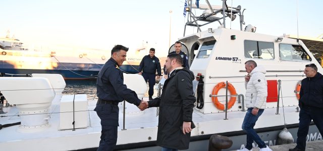 Στον υποθαλάσσιο αγωγό Αίγινας-Σαλαμίνας ο Περιφερειάρχης Αττικής