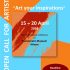 Ανοιχτή πρόσκληση σε εικαστικούς: Για συμμετοχή στην ομαδική, έκθεση εικαστικών με θέμα: « Art your inspirations» 15 – 20 Απριλίου 2024
