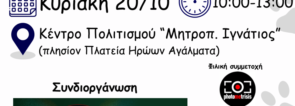 3η Γιορτή Υιοθεσίας Αδέσποτων Ζώων