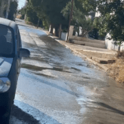 Μεγάλη Διαρροή Λυμάτων στα Αμπελάκια Σαλαμίνας – Ανάστατοι οι Κάτοικοι 