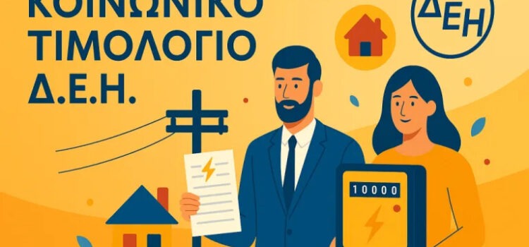 Απαραίτητη η νέα αίτηση για το Κοινωνικό Οικιακό Τιμολόγιο (ΚΟΤ) 2025