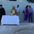 Η επικεφαλής και εκλεγμένη δημοτική σύμβουλος  της Λαϊκής Συσπείρωσης  Σαλαμίνας Μαρία Παπαελευθερίου παρευρέθηκε στον αγιασμό του σχολικού συγκροτήματος  Γυμνασίου και Λυκείου Αμπελακιων