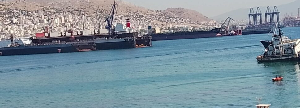 Πετρελαιοκηλίδα  στο Καματερό