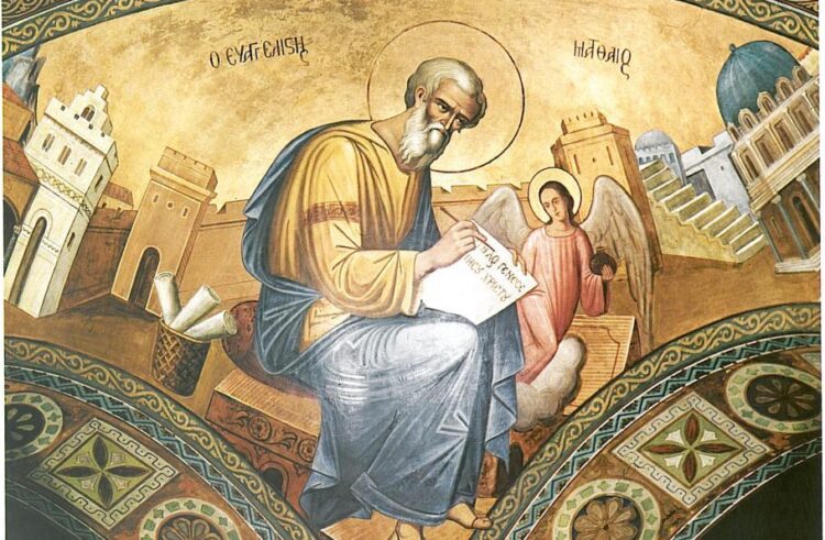 Ευαγγελιστής Ματθαίος. Απόστολος και θαυματουργός.