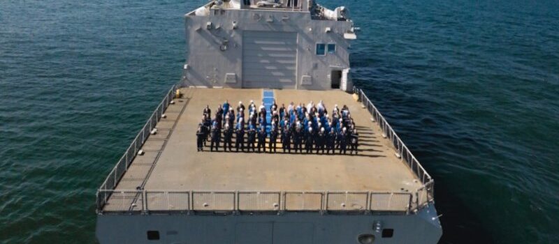 «ΚΙΜΩΝ»: «Ερχόμαστε σύντομα», το μήνυμα του πληρώματος της πρώτης ελληνικής φρεγάτας FDI