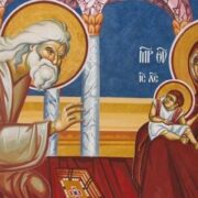 Και χείρας Συμεών ευλογήσας[1]            