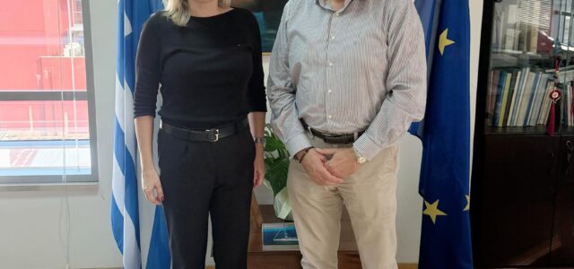Βάσω Θεοδωρακοπούλου – Μπόγρη: Συνάντηση με τον Αντιπεριφερειάρχη Νήσων Νίκο Παπαγεωργίου