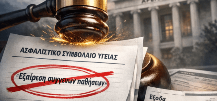 Παράνομος ο ασφαλιστικός όρος περί εξαίρεσης συγγενών παθήσεων από την ασφαλιστική κάλυψη