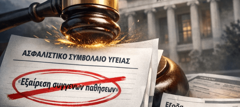 Παράνομος ο ασφαλιστικός όρος περί εξαίρεσης συγγενών παθήσεων από την ασφαλιστική κάλυψη