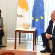 Νίνα Κασιμάτη: Συνάντηση με τον Υπουργό Άμυνας της Κύπρου