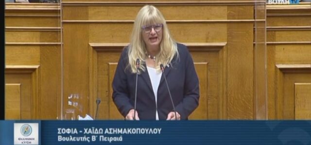 Σοφία-Χάιδω Ασημακοπούλου. Δημιουργία Ειδικού Νηπιαγωγείου και δομών δευτεροβάθμιας εκπαίδευσης για μαθήτριες και μαθητές με αναπηρία στη Σαλαμίνα