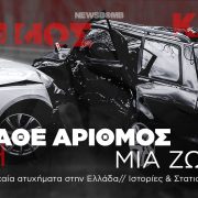 Τροχαία ατυχήματα στην Ελλάδα – Κάθε αριθμός και μια ζωή