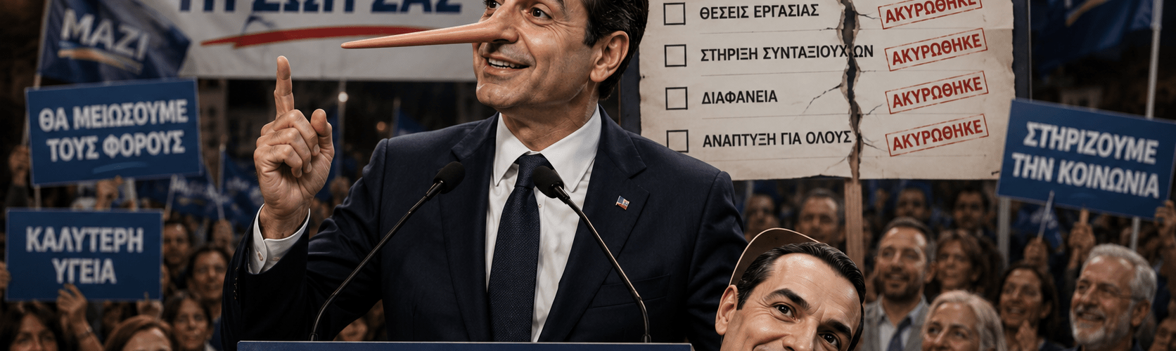 Τα πολιτικά πυροτεχνήματα και η σκληρή πραγματικότητα στο νησί της Σαλαμίνας.