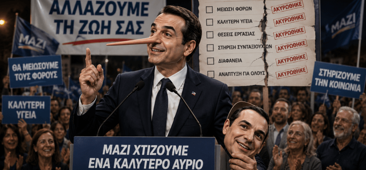 Τα πολιτικά πυροτεχνήματα και η σκληρή πραγματικότητα στο νησί της Σαλαμίνας.