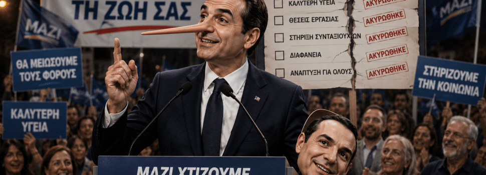 Τα πολιτικά πυροτεχνήματα και η σκληρή πραγματικότητα στο νησί της Σαλαμίνας.