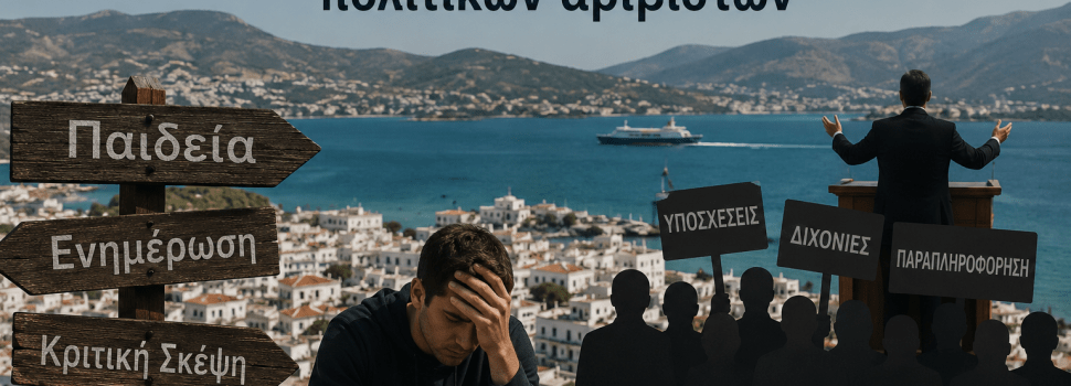Η άγνοια των πολιτών και ο ρόλος της στην άνοδο πολιτικών αριβιστών