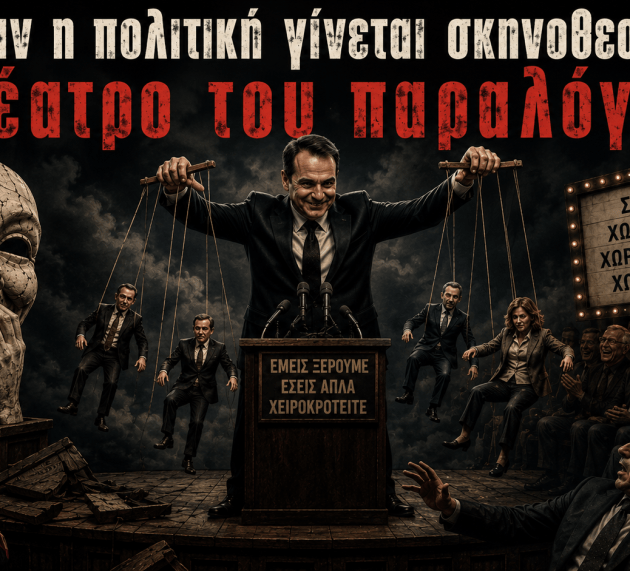 Όταν η πολιτική γίνεται σκηνοθεσία…