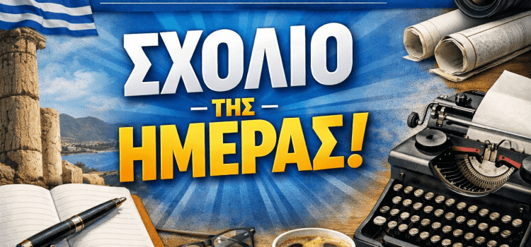 ΤΟ ΤΕΛΟΣ ΜΙΑΣ ΕΒΔΟΜΑΔΑΣ